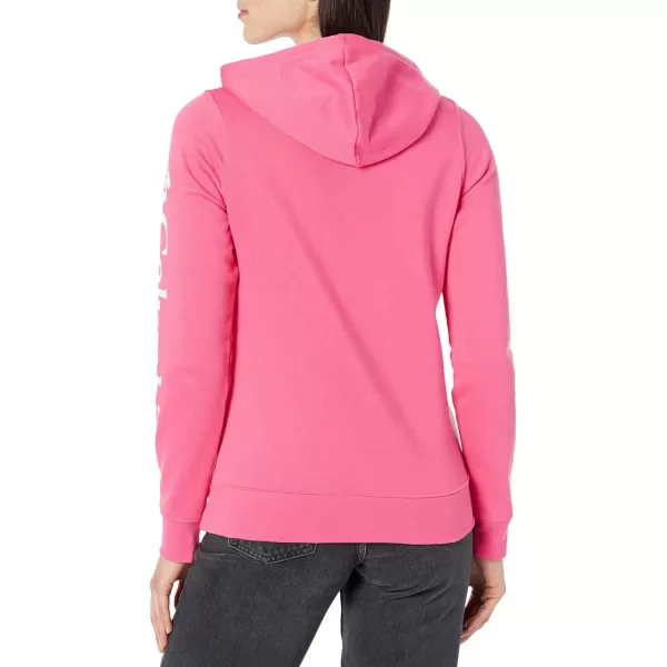 imageColumbia Womens Trek Graphic HoodieWild GeraniumWhite Logo