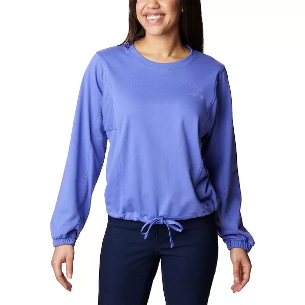 imageColumbia Womens Trek Seasonal Ft CrewPurple LotusPurple Tint Csc Stacked Logo