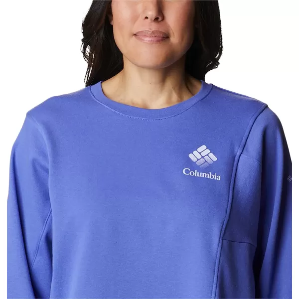 imageColumbia Womens Trek Seasonal Ft CrewPurple LotusPurple Tint Csc Stacked Logo