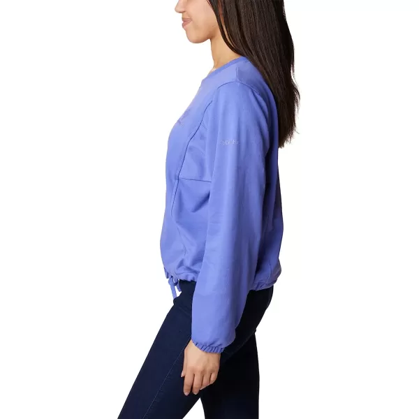 imageColumbia Womens Trek Seasonal Ft CrewPurple LotusPurple Tint Csc Stacked Logo