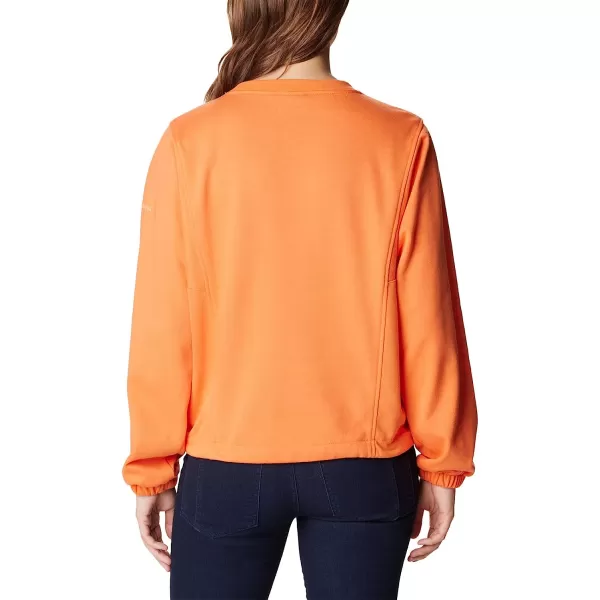 imageColumbia Womens Trek Seasonal Ft CrewSunset OrangePeach Csc Stacked Logo