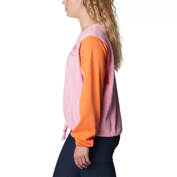 imageColumbia Womens Trek Seasonal Ft CrewWild RoseWld Grnm Csc Stacked Logo