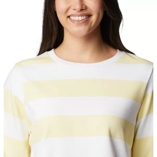imageColumbia Womens Trek Seasonal Ft Graphic CrewEndiveRugby Stripe