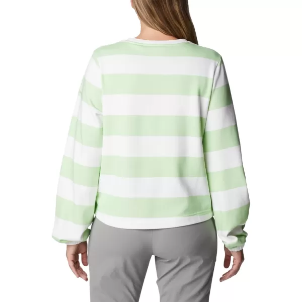 imageColumbia Womens Trek Seasonal Ft Graphic CrewKey WestRugby Stripe