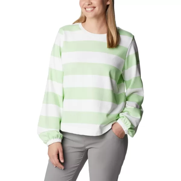 imageColumbia Womens Trek Seasonal Ft Graphic CrewKey WestRugby Stripe