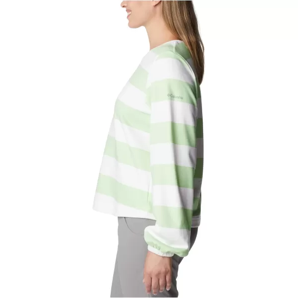 imageColumbia Womens Trek Seasonal Ft Graphic CrewKey WestRugby Stripe