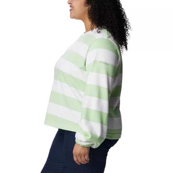 imageColumbia Womens Trek Seasonal Ft Graphic CrewKey WestRugby Stripe