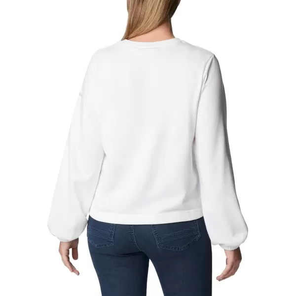 imageColumbia Womens Trek Seasonal Ft Graphic CrewWhiteInverted Band Graphic