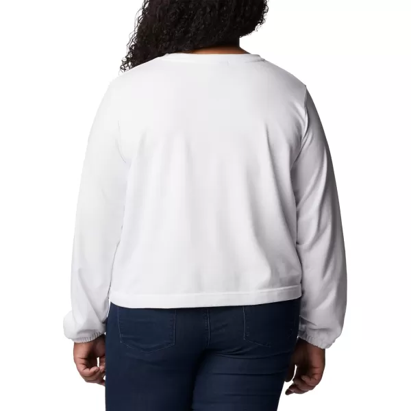 imageColumbia Womens Trek Seasonal Ft Graphic CrewWhiteInverted Band Graphic