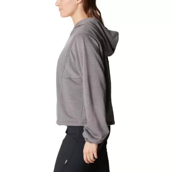 imageColumbia Womens Trek Seasonal Ft Hoodie City Grey HeatherBlack Logo LargeColumbia Womens Trek Seasonal Ft Hoodie City Grey HeatherBlack Logo Large