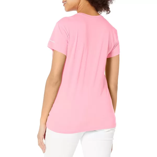 imageColumbia Womens Trek Short Sleeve Graphic TeeWild RoseCsc Branded Graphic