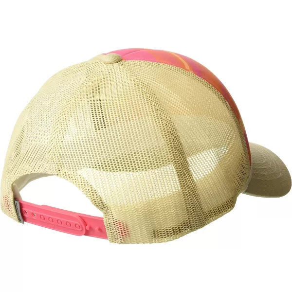 imageColumbia Womens Trucker Snap BackSunset Orange Horizons StripeChalk