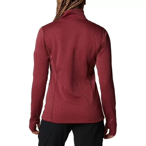 imageColumbia Womens W Park View Grid Fleece 12 ZipBright Geranium Heather