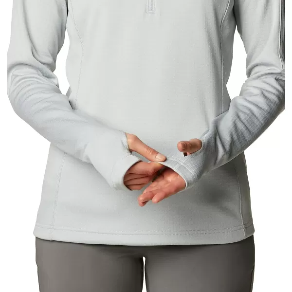imageColumbia Womens W Park View Grid Fleece 12 ZipCirrus GreyHeather