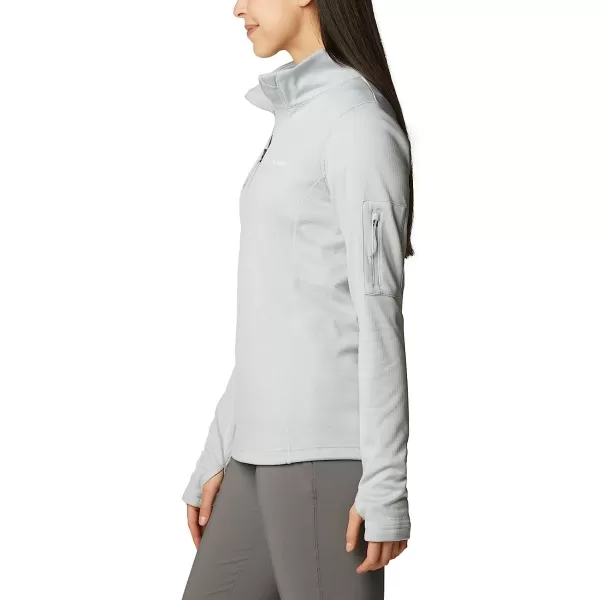 imageColumbia Womens W Park View Grid Fleece 12 ZipCirrus GreyHeather