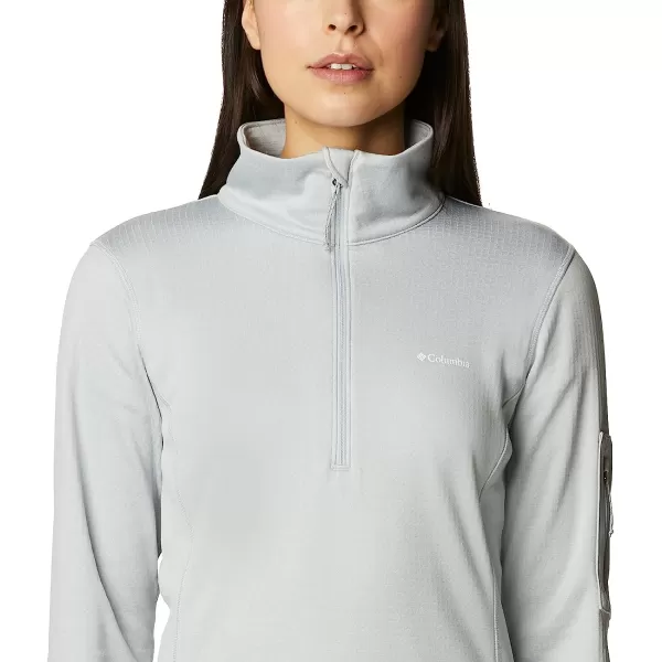 imageColumbia Womens W Park View Grid Fleece 12 ZipCirrus GreyHeather