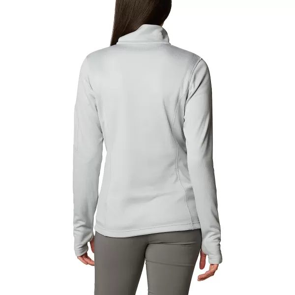 imageColumbia Womens W Park View Grid Fleece 12 ZipCirrus GreyHeather