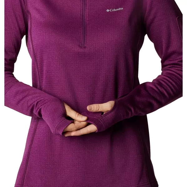 imageColumbia Womens W Park View Grid Fleece 12 ZipPlum Heather