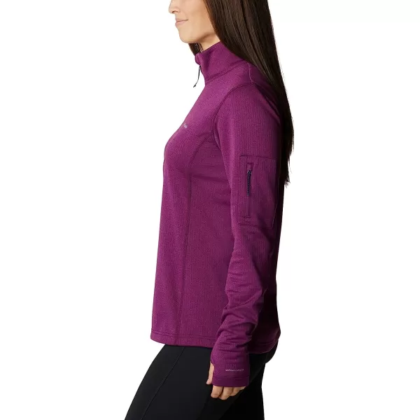 imageColumbia Womens W Park View Grid Fleece 12 ZipPlum Heather