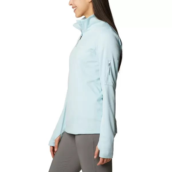 imageColumbia Womens W Park View Grid Fleece 12 ZipSpring Blue Heather