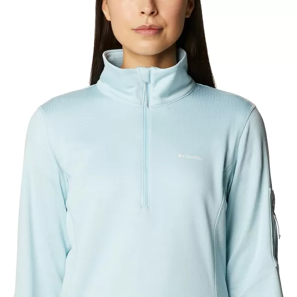 imageColumbia Womens W Park View Grid Fleece 12 ZipSpring Blue Heather