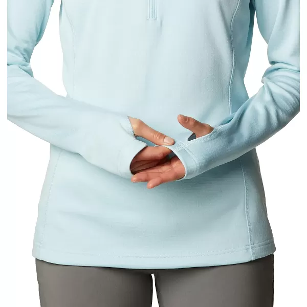 imageColumbia Womens W Park View Grid Fleece 12 ZipSpring Blue Heather