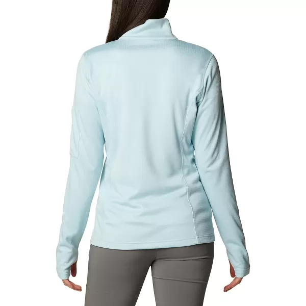 imageColumbia Womens W Park View Grid Fleece 12 ZipSpring Blue Heather