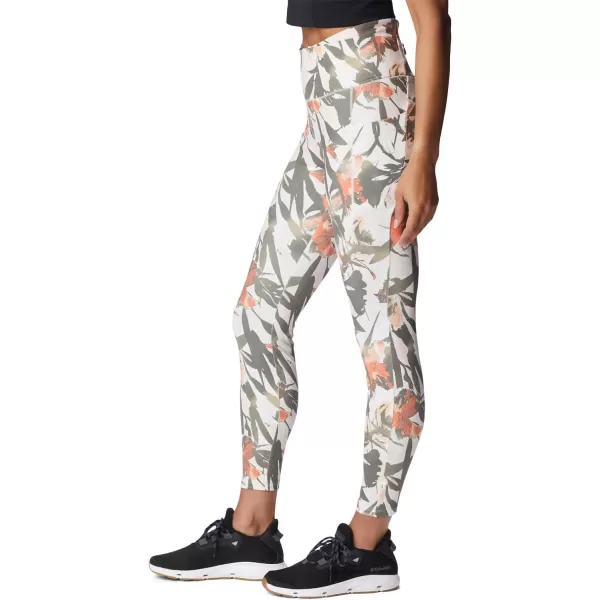 imageColumbia Womens Weekend Adventure 78 LeggingChalkFloriculture