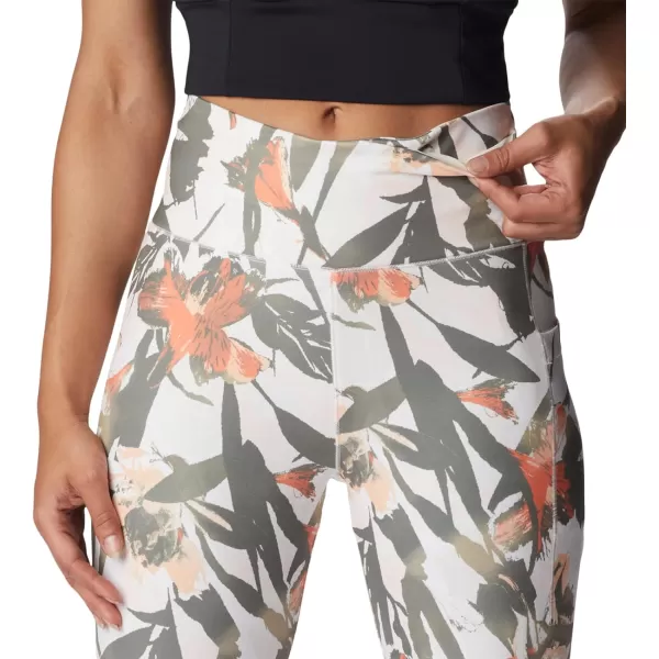 imageColumbia Womens Weekend Adventure 78 LeggingChalkFloriculture