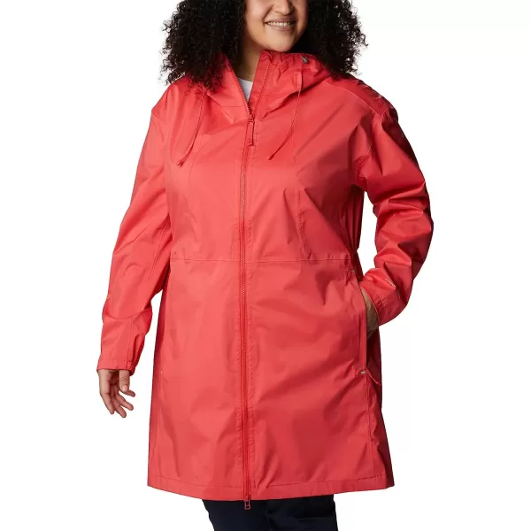 imageColumbia Womens Weekend Adventure Long ShellRed Hibiscus