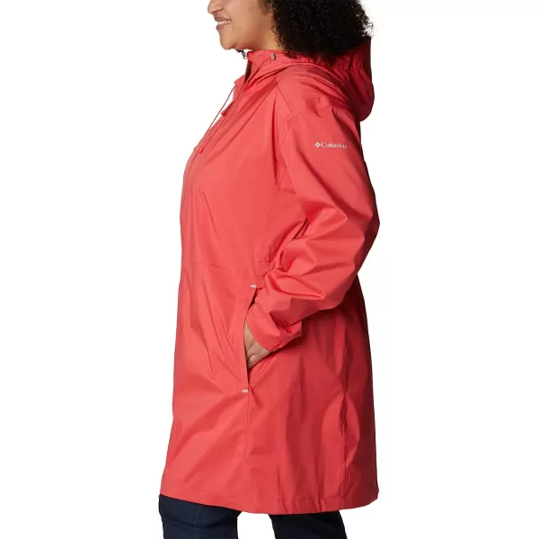 imageColumbia Womens Weekend Adventure Long ShellRed Hibiscus