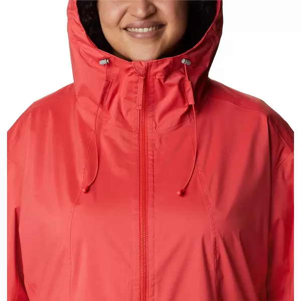imageColumbia Womens Weekend Adventure Long ShellRed Hibiscus