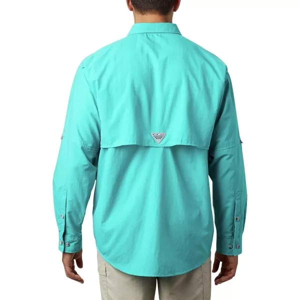 imageColumbia mens Bahama Ii Long Sleeve ShirtBright Aqua