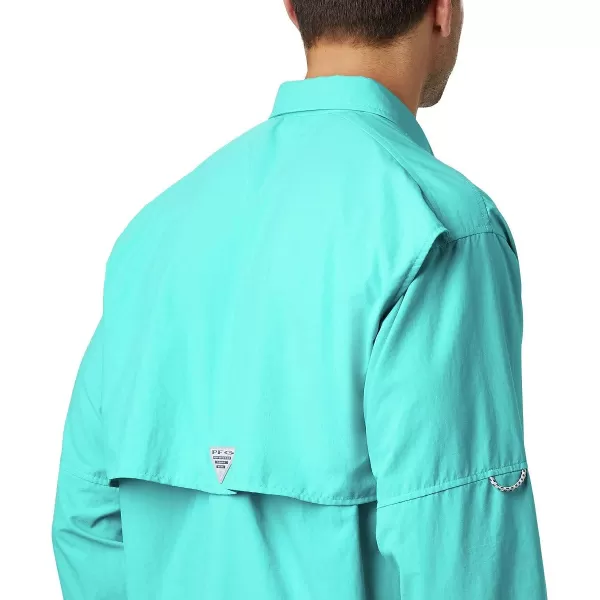imageColumbia mens Bahama Ii Long Sleeve ShirtBright Aqua