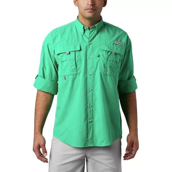 imageColumbia mens Bahama Ii Long Sleeve ShirtDark Lime