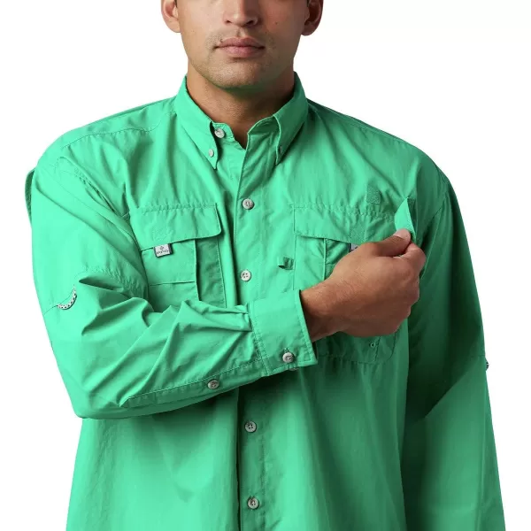 imageColumbia mens Bahama Ii Long Sleeve ShirtDark Lime