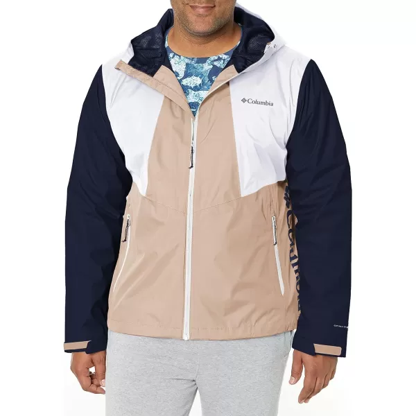 imageColumbia mens Inner Limits II JacketAncient FossilWhiteCollegiate Navy