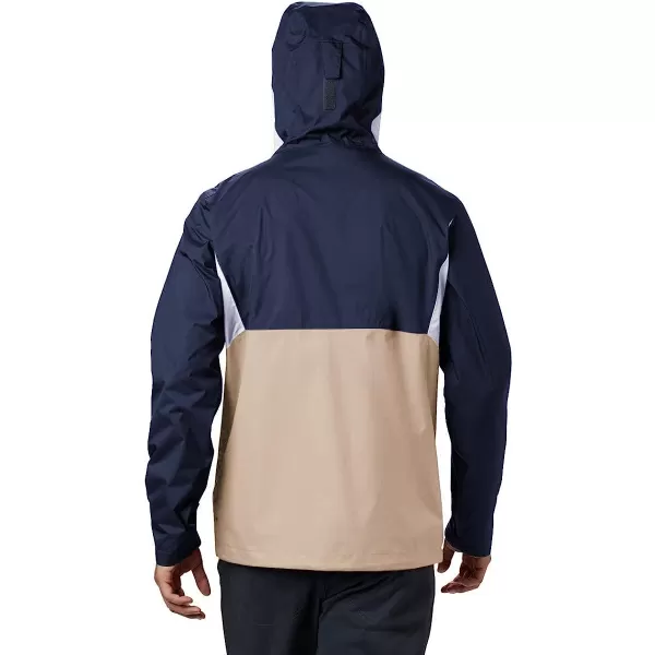 imageColumbia mens Inner Limits II JacketAncient FossilWhiteCollegiate Navy