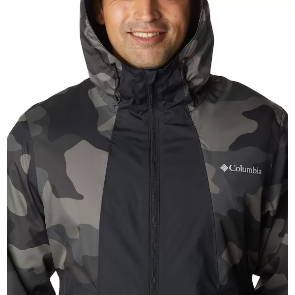 imageColumbia mens Inner Limits II JacketBlackBlack Mod Camo Print  Legacy