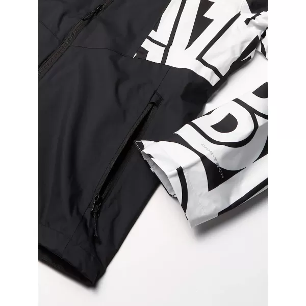 imageColumbia mens Inner Limits II JacketBlackWhite Typo
