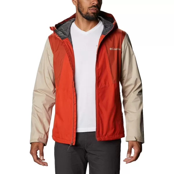 imageColumbia mens Inner Limits II JacketBonfireDark SiennaAncient Fossil