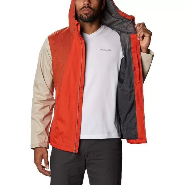 imageColumbia mens Inner Limits II JacketBonfireDark SiennaAncient Fossil