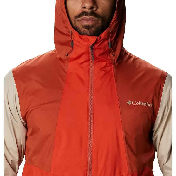 imageColumbia mens Inner Limits II JacketBonfireDark SiennaAncient Fossil