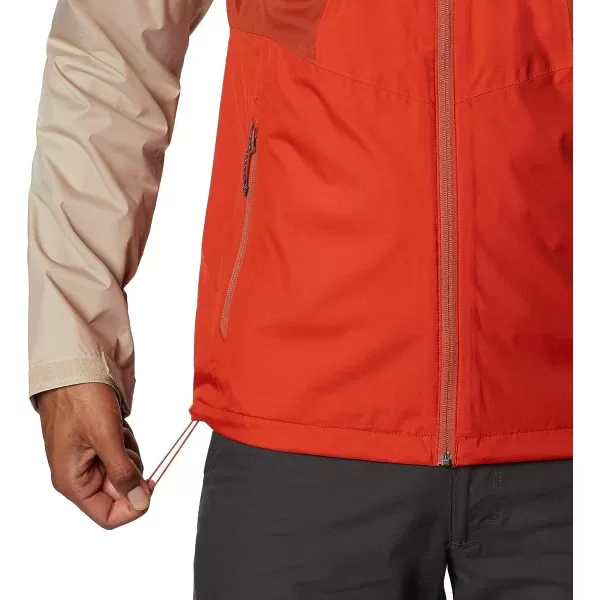 imageColumbia mens Inner Limits II JacketBonfireDark SiennaAncient Fossil