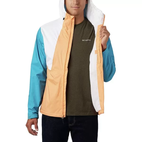 imageColumbia mens Inner Limits II JacketBright NectarWhiteClear Water