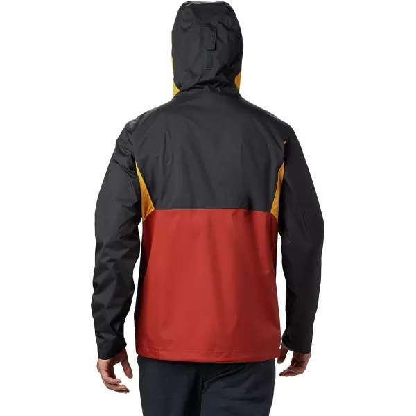 imageColumbia mens Inner Limits II JacketCarnelian RedBright GoldShark