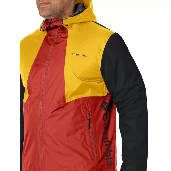 imageColumbia mens Inner Limits II JacketCarnelian RedBright GoldShark