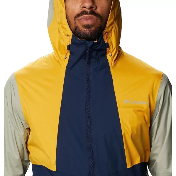 imageColumbia mens Inner Limits II JacketCollegiate NavyBright GoldSafari