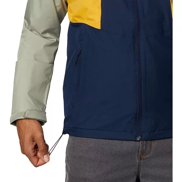 imageColumbia mens Inner Limits II JacketCollegiate NavyBright GoldSafari