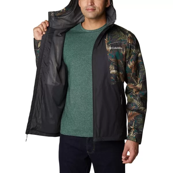 imageColumbia mens Inner Limits II JacketSharkSpruce North Woods Print